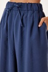Geniş Paça Rahat Modal Pantolon LACİVERT LMX0090