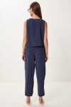 Kolsuz Bluz Pantolon Takım LACİVERT LMC0058