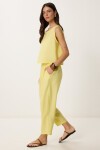 Kolsuz Bluz Pantolon Takım SARI LMC0058