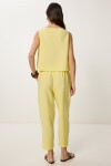 Kolsuz Bluz Pantolon Takım SARI LMC0058