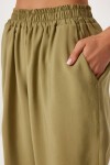 Kolsuz Bluz Pantolon Takım ZEYTİN YEŞİLİ LMC0058