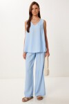 Modal Bluz Pantolon Takım GÖK MAVİ LMC0059