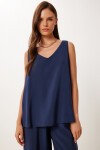 Modal Bluz Pantolon Takım LACİVERT LMC0059