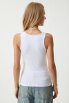 2’li Paket Basic Örme Bluz BİSKÜVİ BEYAZ LRN0011