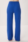 Askılı Crop Fitilli Örme Pijama Takımı KOYU MAVİ LRN0018