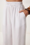 Askılı Modal Bluz Pantolon Takım BEYAZ LRV0108