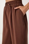 Askılı Modal Bluz Pantolon Takım KAHVERENGİ LRV0108