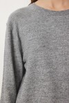 Bisiklet Yaka Basic Triko Kazak GRİ LUS0062