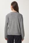 Bisiklet Yaka Basic Triko Kazak GRİ LUS0062