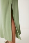 Oversize Basic Yazlık Örme Elbise ÇAĞLA YEŞİLİ LUB0082