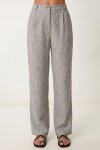 Keten Bluz Pantolon Takım GRİ LAZ0009