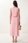 Müslin Bluz Etek Takım PEMBE LAX0012