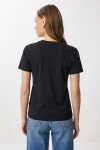 Oversize Basic Pamuklu Örme T-shirt ANTRASİT LZE0005