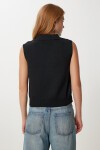 Polo Yaka Triko Süveter SİYAH LYY0094