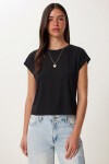 3’lü Paket Basic Viskon T-shirt SİYAH HAKİ EKRU LRN0044