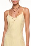 Askılı Basic Yazlık Elbise SARI LNT0043