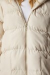 Kapüşonlu Oversize Şişme Kaban TAŞ LNT0002