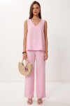 Modal Bluz Pantolon Takım ŞEKER PEMBE LMC0059