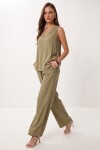 Modal Bluz Pantolon Takım ZEYTİN YEŞİLİ LMC0059