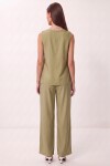 Modal Bluz Pantolon Takım ZEYTİN YEŞİLİ LMC0059