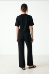 Modal T-shirt Pantolon Takım ANTRASİT LUB0385