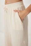 Müslin Palazzo Pantolon KREM LMX0008