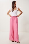 Müslin Palazzo Pantolon PEMBE LMX0008