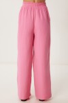 Müslin Palazzo Pantolon PEMBE LMX0008