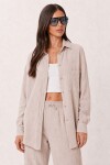 Oversize Müslin Gömlek Pantolon Takım TAŞ LSA0014