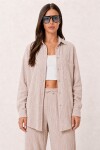 Oversize Müslin Gömlek Pantolon Takım TAŞ LSA0014