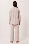 Oversize Müslin Gömlek Pantolon Takım TAŞ LSA0014