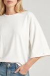 Yarasa Kollu Basic Örme Bluz EKRU LUB0369