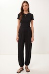 Yumuşak Dokulu Kaşmir Alt-Üst Takım SİYAH LFW0026