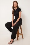 Yumuşak Dokulu Kaşmir Alt-Üst Takım SİYAH LFW0026