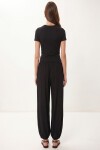 Yumuşak Dokulu Kaşmir Alt-Üst Takım SİYAH LFW0026