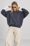Basic Mevsimlik Modal Sweatshirt FÜME LEN0026