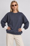 Basic Mevsimlik Modal Sweatshirt FÜME LEN0026