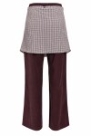 Gömlek Bağlama Detaylı Tencel Pantolon MÜRDÜM LBY0074