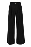 Gömlek Bağlama Detaylı Tencel Pantolon SİYAH LBY0074