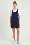 Mini T-shirt Elbise İkili Modal Takım LACİVERT LNT0040