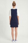 Mini T-shirt Elbise İkili Modal Takım LACİVERT LNT0040