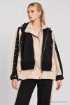 Çift Parça Görünüm Colorblock Alt-Üst Takım SİYAH LBY0108