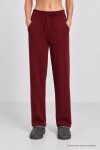 Fermuarlı Hırka Pantolon Triko Takım BORDO LAN0077