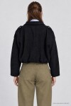 Kadife Dokulu Premium Selection Bomber Ceket LACİVERT LBY0097