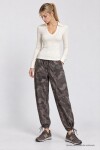Kamuflaj Desenli Gabardin Pantolon FÜME LBY0116