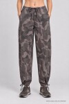 Kamuflaj Desenli Gabardin Pantolon FÜME LBY0116