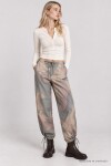 Kamuflaj Desenli Gabardin Pantolon HAKİ LBY0116