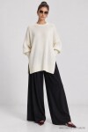 Oversize Basic Triko Kazak EKRU LKİ0072