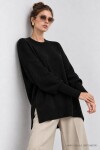 Oversize Basic Triko Kazak SİYAH LKİ0072