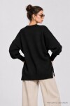 Oversize Basic Triko Kazak SİYAH LKİ0072